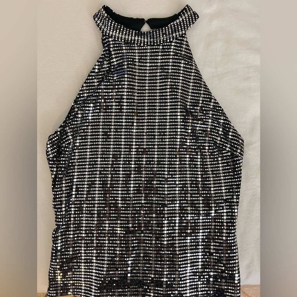 Zara Sparkly Halter Top